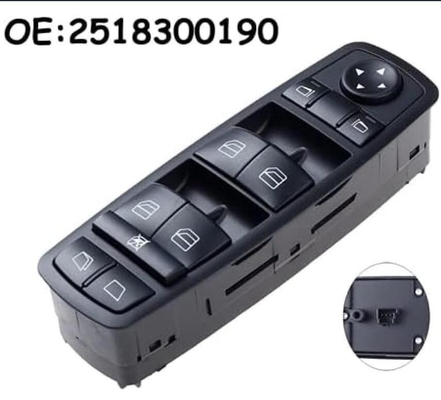 Botão de levantador de interruptor elétrico para Mercedes A2518300190 Acessórios de substituição