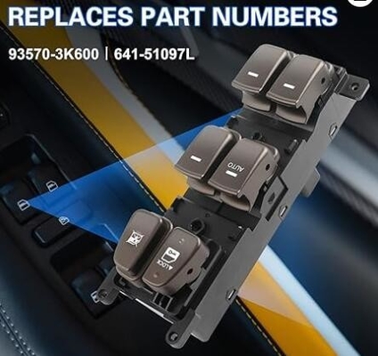 OE NO. 93570-3K600 Master Power Window Switch Button para Hyundai Sonata 2009 2010