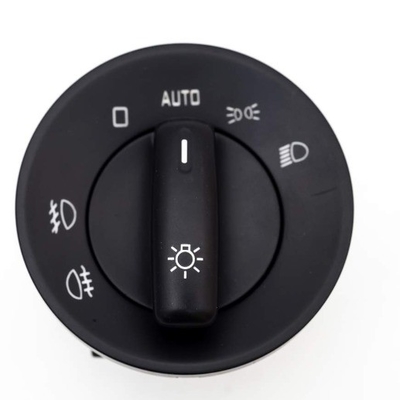 Interruptor de faróis de plástico metálico cromo para Skoda OEM NO. 1Z0 941 431