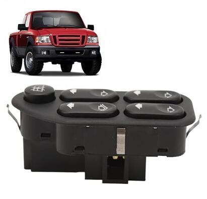 7S6514529AA Interruptor de controlo de janela Power Master para Ford Ranger Fiesta Substituição/reparação