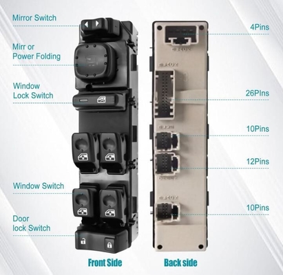 15883319 Switch de janela de alimentação para Chevrolet Avalanche Suburban Silverado GMC Sierra Yukon Cadillac Escalade