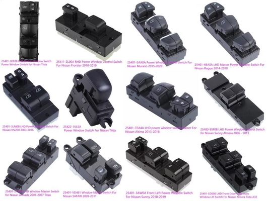 Nissan PATROL 25401-EB30B RHD Switch de janela para Navarra Pathfinder 2005-2015