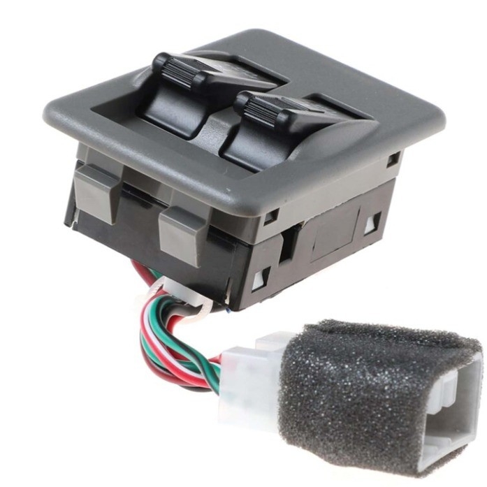 KK12B-66-370 Negro Botão de interruptor de janela de energia elétrica para Kia Pride KK12B-66-350