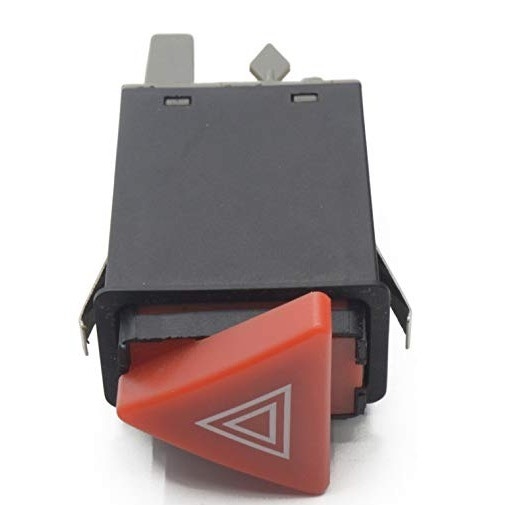 Interruptor de luz de perigo preto para Skoda Octavia 1U0 953 235B Interruptor de janela de alimentação preto
