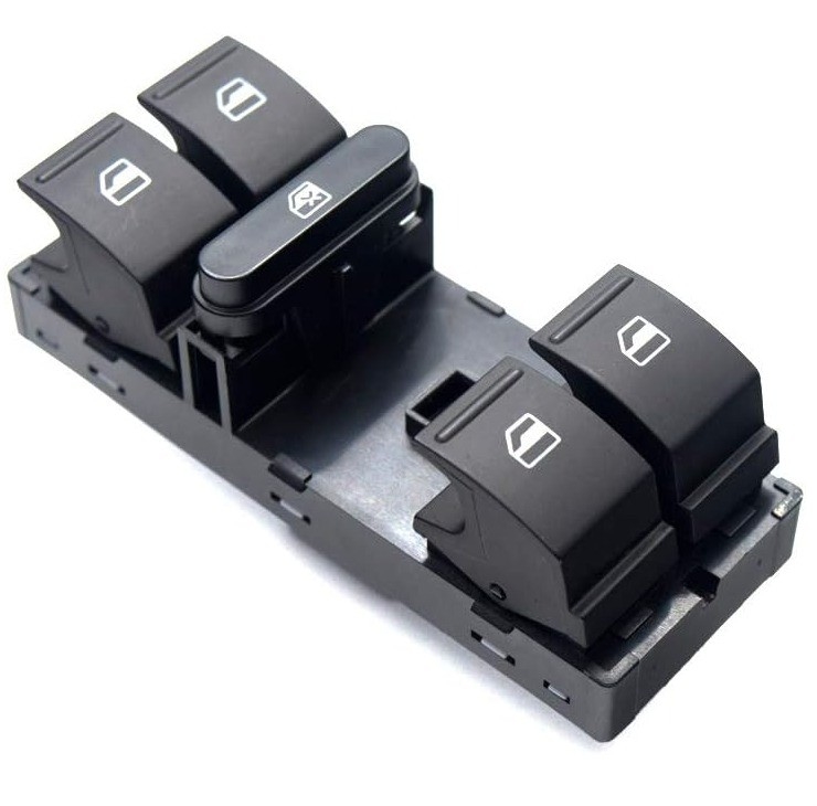 Botão de comando da janela de alimentação para Skoda Octavia 2 Superb Yeti 1Z0 959 858B Acessível