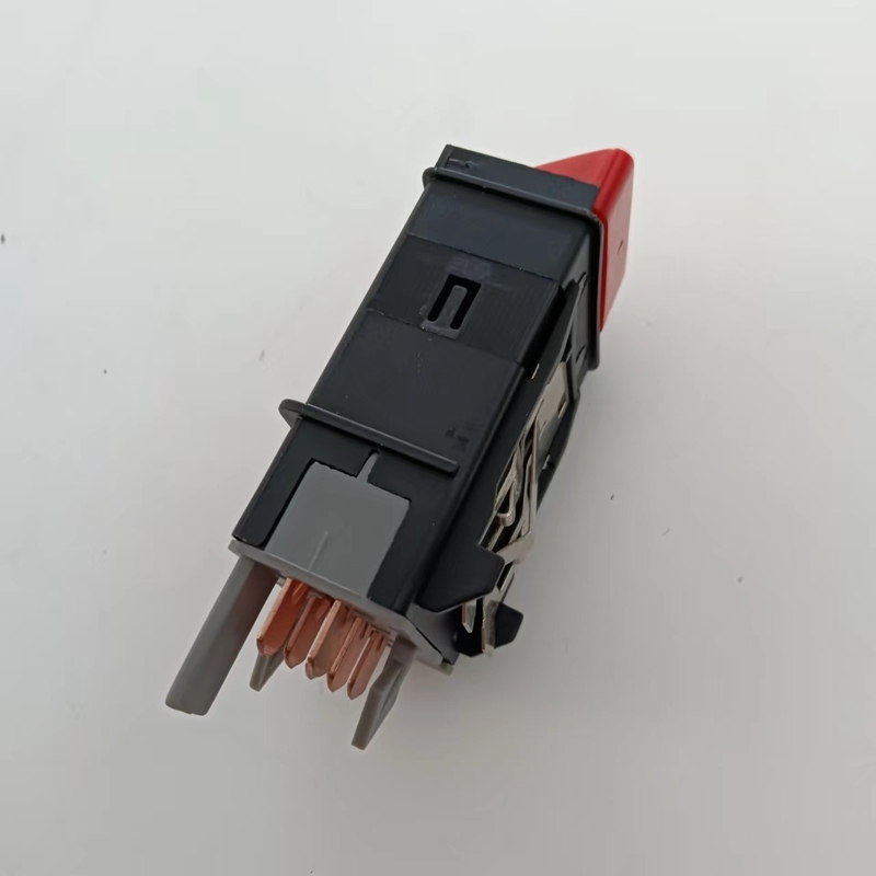 6N0953235 Interruptor de luz de aviso de perigo Interruptor de emergência Compatível com VW Polo 6N2 Lupo