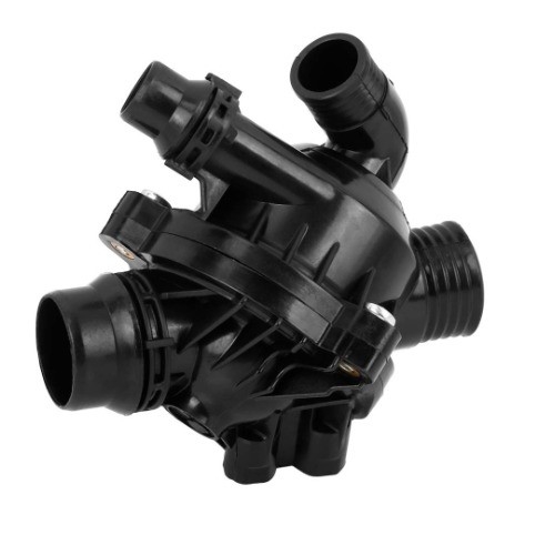 Montagem de caixa do termostato do refrigerante do motor do carro para BMW X6 ano 2006-2013 Metal plástico