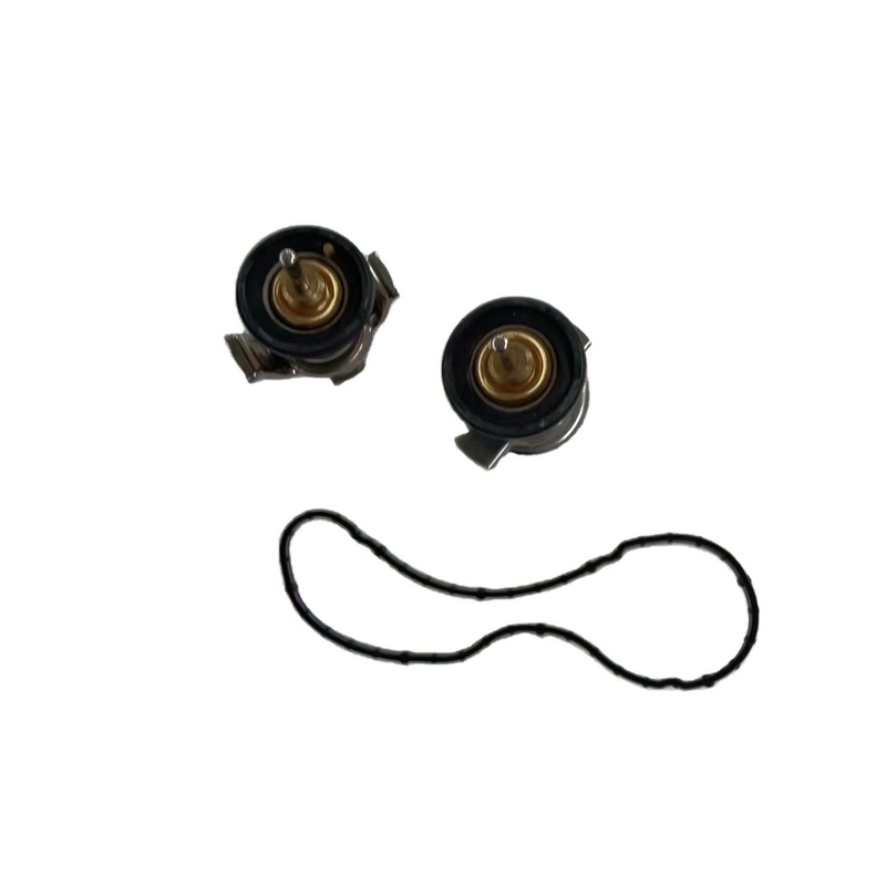 Termostato de líquido de refrigeração de motor de plástico metálico para Ford F250 F350 F450 F550 6.4L 2008 2009 2010
