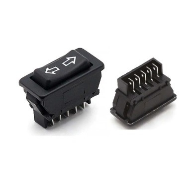 Renault 5 Pins Rocker Switch Motor de plástico metálico 1.2 16V Janela de energia universal