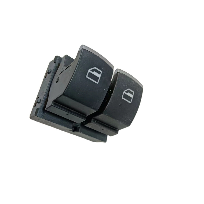 Interruptor de janela de alimentação 5K3959857 Adequado para VW Golf GTI EOS Passat Preto Metal Plástico